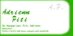 adrienn piti business card